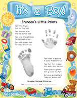 Little Prints It's a Boy Design